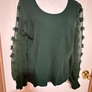 No Boundaries Sz Jr XXL (19) Forest Green Sweater EUC😊😊